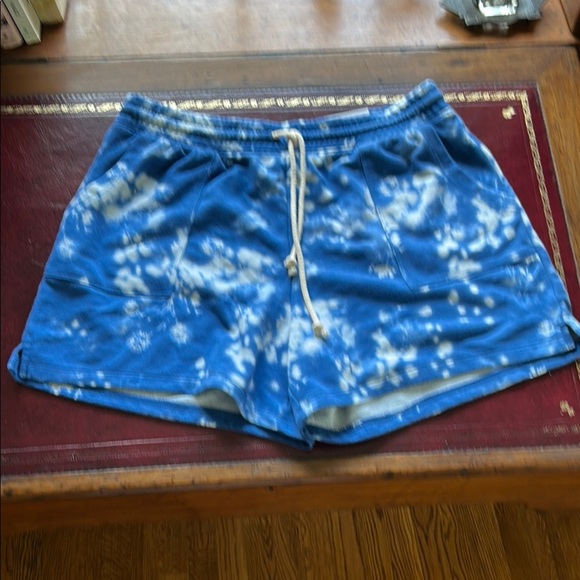 Women's Sonoma Goods For Life® French Terry Sweat Shorts Blue Size Large NEW! - Picture 2 of 9
